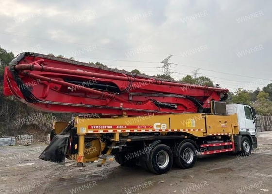 2019 a utilisé l'essieu de la pompe à béton 3 d'occasion du camion 49M de pompe à béton
