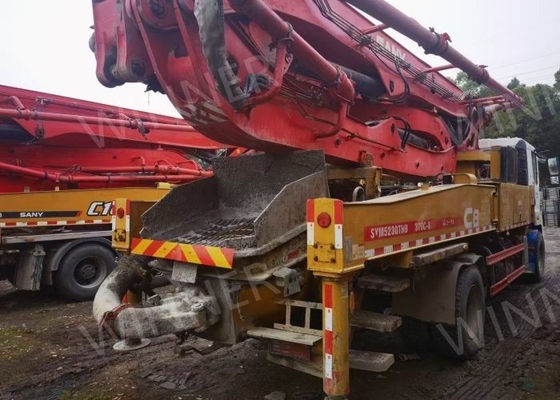 Le camion 2019 de pompe d'occasion d'axe 2 a utilisé des camions concrets 37m avec le châssis de SANY