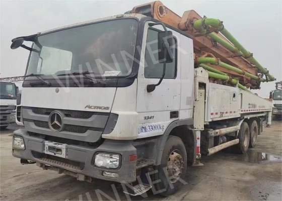 2012 a utilisé le camion de pompe concrète avec l'axe du boom ZLJ5339THB 47m 3