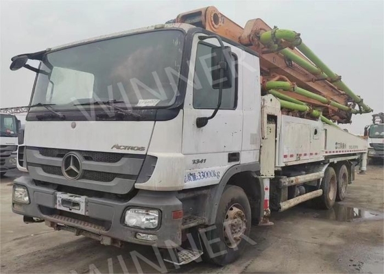 2012 a utilisé le camion de pompe concrète avec l'axe du boom ZLJ5339THB 47m 3