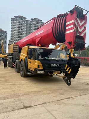 Grue utilisée montée par camion de 220 tonnes, camions de grue d'occasion de Sany