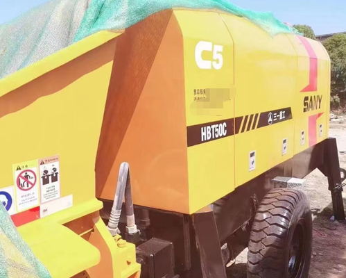 Camion de pompe à béton d'occasion 2018 HBT50C 40m3/H 6051X2068X2215mm