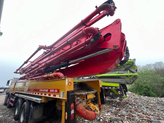 2020 SANY 56m camion de pompe à béton d'occasion avec châssis Benz